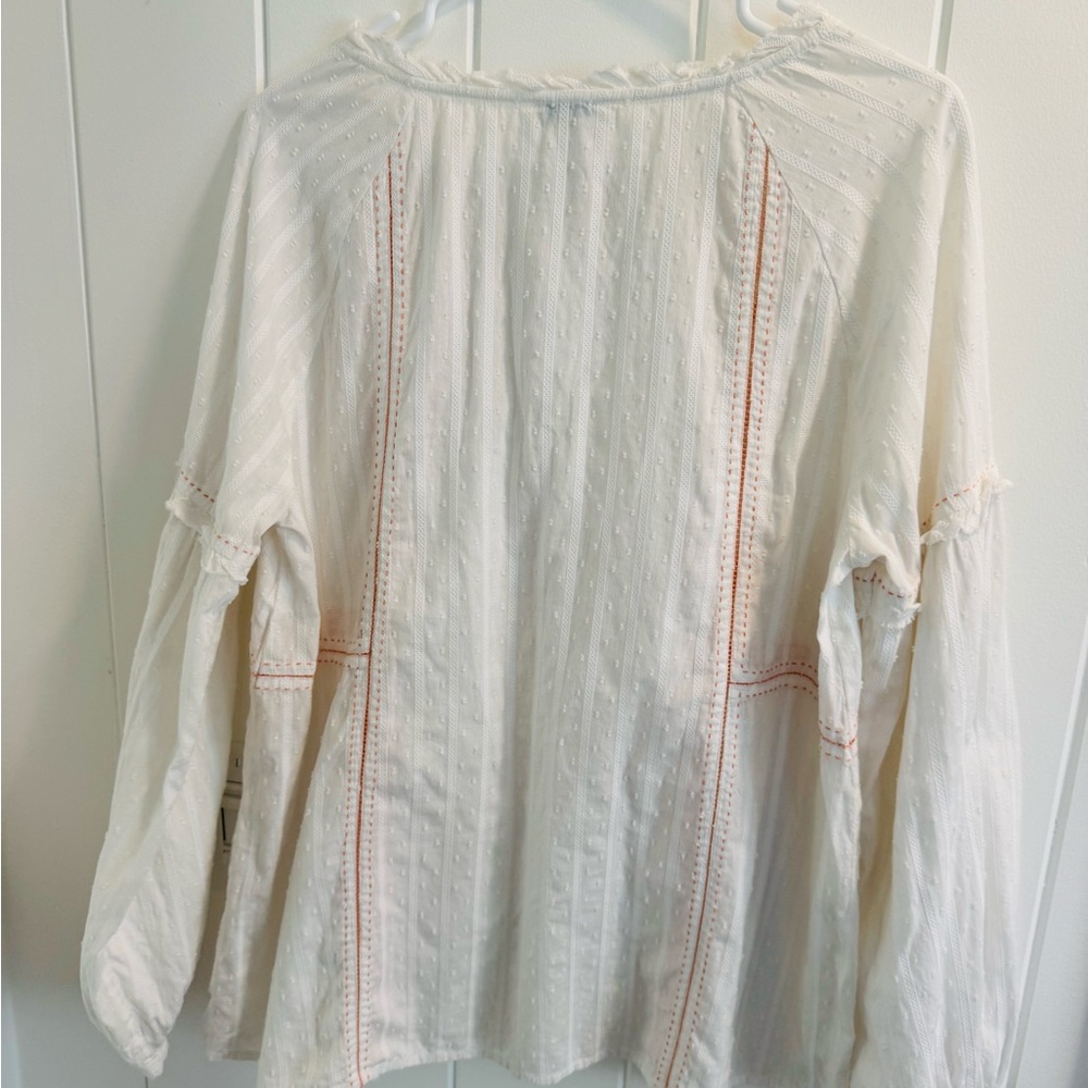 Sundance Ivory Cotton Blouse - Picture 5 of 5